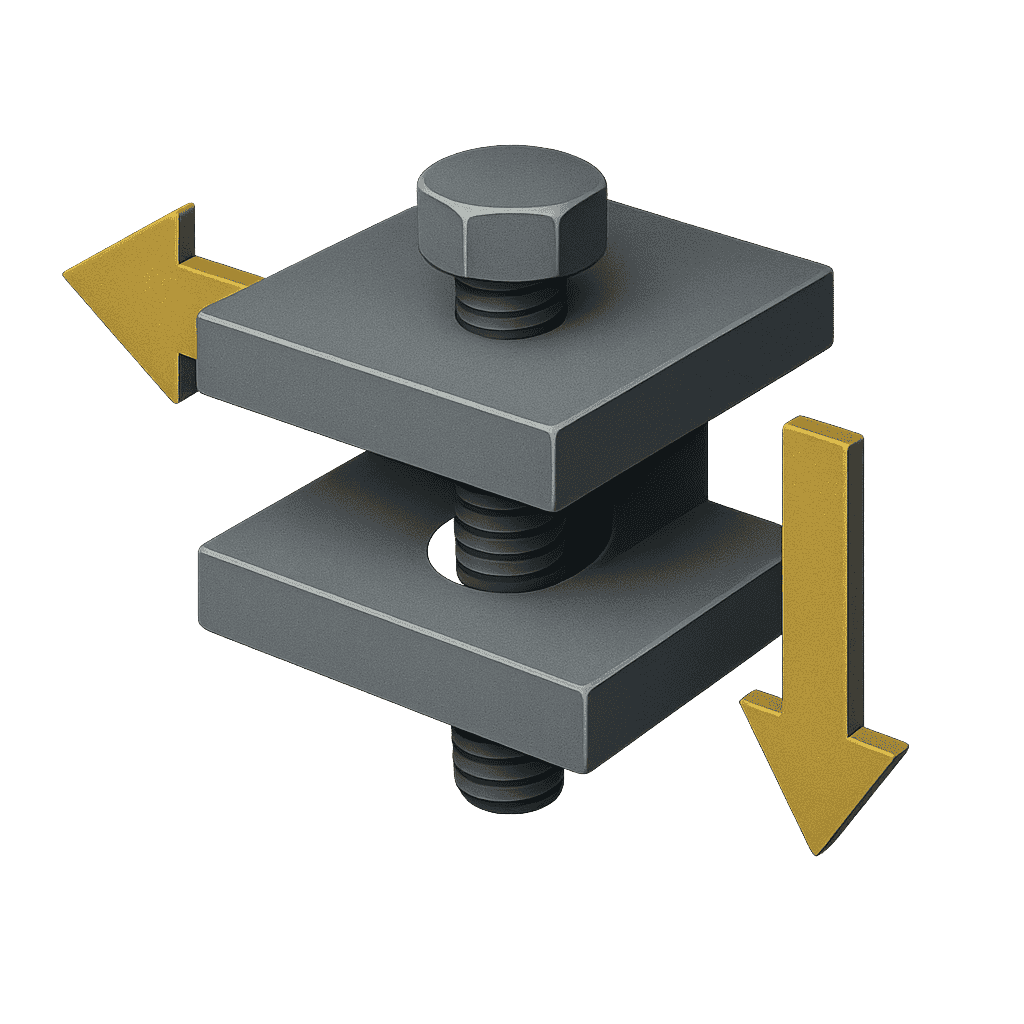 Wytrzymałość na ścinanie na połączeniach wzdużne i poprzeczne